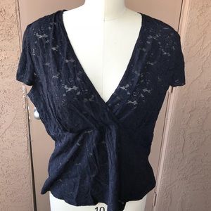 Black lace top